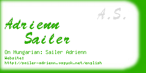 adrienn sailer business card